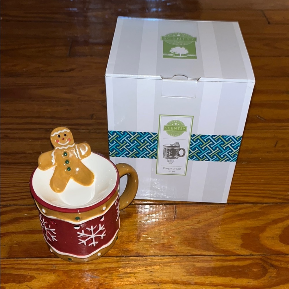Scentsy Gingerbread Man Mug Wall Plug In Wax Warmer